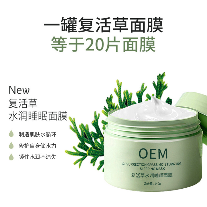 莫娜丽莎_复活草睡眠面膜OEM